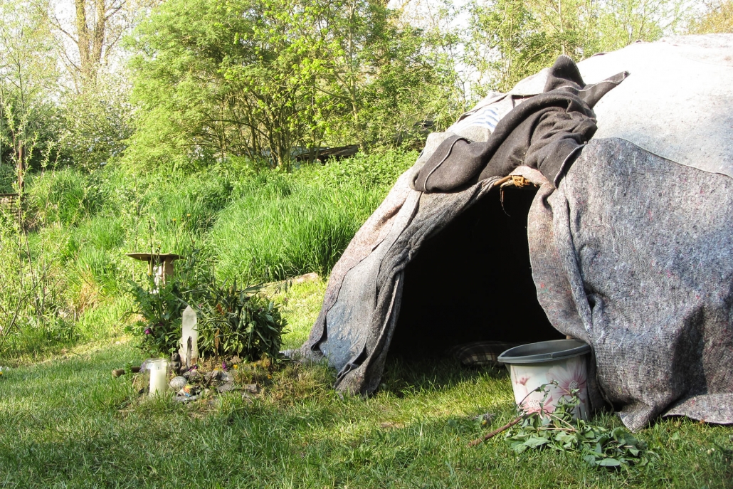 Schwitzhütte im Ruhrgebiet - Witten